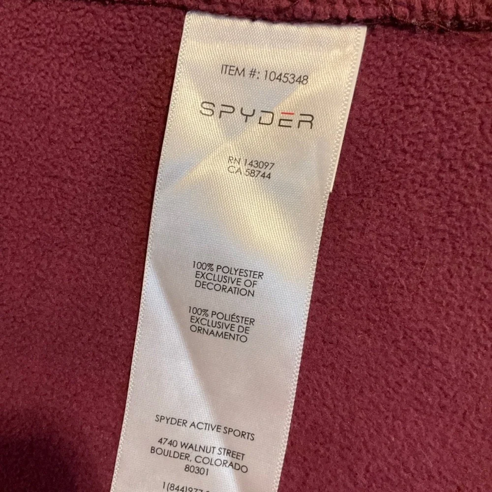 Spyder Endure mid-weight purplish pink fleece lined jacket, S - Picture 10 of 10